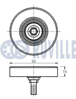 MITSUBISHI Ролик натяжной Galant 2.0 ruville 540981