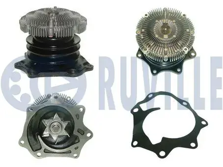 RUVILLE NISSAN Помпа воды Terrano 2.7TD 90- Ruville 561155 (фото 1)