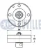 RUVILLE NISSAN Ролик натяжной Almera, Primera, 1,5-1,8 00- Ruville 542595 (фото 2)