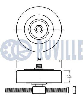 NISSAN Ролик натяжной Pathfinder 3,5 -04, Infiniti ruville 541629