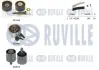 RUVILLE OPEL К-кт ГРМ (ремень + 2шт. ролики + шкив) INSIGNIA A, ASTRA J 12-, SAAB 9-5 ruville 550389
