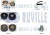 RUVILLE OPEL К-т ГРМ (помпа+ремень+3 шт. ролики+крепление) ASTRA F, CORSA B, VECTRA B -02 Ruville 5500021