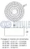 RUVILLE OPEL Натяжной ролик(17x65x26) Opel,Fiat 1.3 CDTI Ruville 541656 (фото 2)