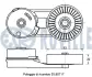 RUVILLE OPEL Натяжной ролик Astra G, Vectra C/B 00- ruville 541410