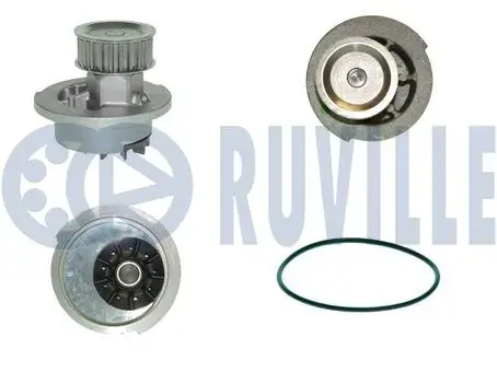 RUVILLE OPEL Помпа воды Corsa 1.6 93-, Astra 1.6 94-, Vectra B, Zafira ruville 56707P