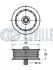 RUVILLE OPEL Ролик натяжн.Astra H, Signum, Vectra C, Zafira B, Fiat Croma, Sedici, Grande Punto, Suzuki SX4 1.9/2.0CDTi 04- ruville 541624