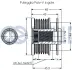 RUVILLE OPEL Шків генератора Astra J 09-, INSIGNIA A, ZAFIRA TOURER C 05- Ruville 542372 (фото 2)