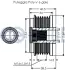 RUVILLE OPEL Шкив генератора Astra J 09- ruville 542388