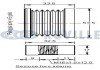 Ременный шкив генератора BMW E46 ruville 541689