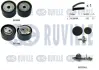 RUVILLE RENAULT К-т ГРМ (ремень+ 2 ролика+помпа+ крепление) Kangoo 1.6, Megane 1.6 01- ruville 5501091