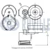 RUVILLE RENAULT Ролик натяжной Megane 1.9dCi, 2.0 03- ruville 541515