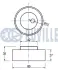 RUVILLE SUZUKI Ролик натяжн.Grand Vitara 2.0HDi 01- ruville 541979