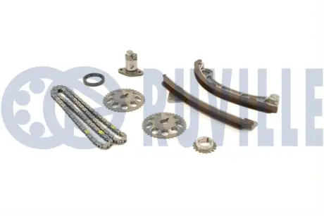 RUVILLE TOYOTA К-кт ланцюга ГРМ (ланцюг+ 2 шт. напрямних+ натягувач +2 шестерні + болт+ сальник) Avensis,Corolla 1.4/1.6 00- Ruville 580064