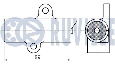 TOYOTA Натяжитель ремня Camry 3.0 01- ruville 542257