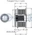 RUVILLE VOLVO Шкив генератора S60,S80,V70 II,XC70,XC90 2.0/2.9 98- ruville 541041