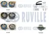 RUVILLE VW К-кт. ГРМ. (2шт ГРМ + 3шт ролики + помпа + крепление) LT, T4 2.5 TDI ruville 5501431