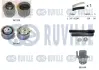 RUVILLE VW К-т ГРМ (помпа+2 ролика+ремень) Polo 1,4-1,9TDI 01-, SKODA Fabia 1,9TDI ruville 5500613