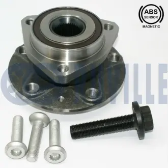 RUVILLE VW Подшипник ступицы (к-кт) Сaddy |||, AUDI A3, SKODA Octavia 04- Ruville 221255