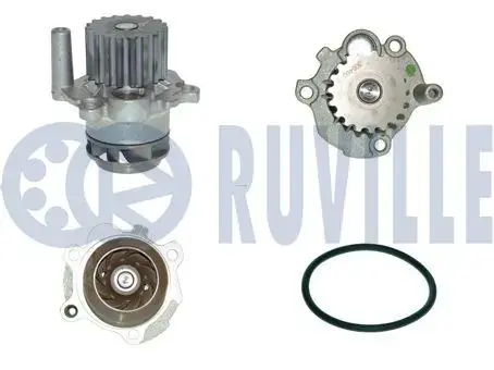 RUVILLE VW Помпа воды Audi,Golf,Passat,Skoda Octavia,Touran,T5 1.9TDI ruville 561049