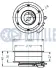 RUVILLE VW Ролик ГРМ Audi A3/4,Bora,Golf IV,V,VI,Passat,Touran,T5,Skoda Fabia,Octavia,SuperB 1.6/2.0 ruville 540453