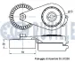 RUVILLE VW Ролик натяжной Audi A4/5,Q5,Amarok,T5 1.8/2.0TFSI 07- ruville 542022
