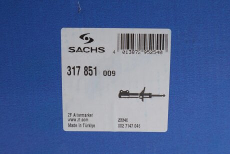 Амортизатор газомасляний sachs 317851