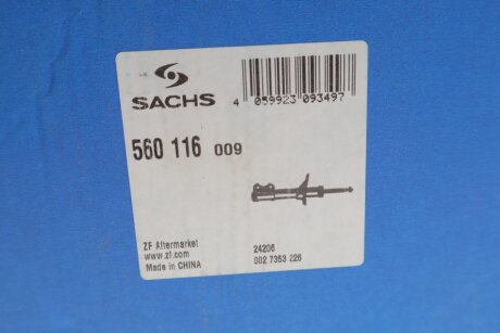 560 116 - Амортизатор (Twin-Tube: Gas) sachs 560116
