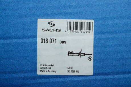 Амортизатор газомасляний sachs 318071