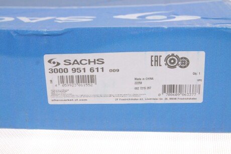 Комплект сцепления в сборе sachs 3000951611