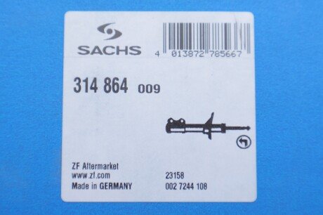 Передний амортизатор (стойка) sachs 314864