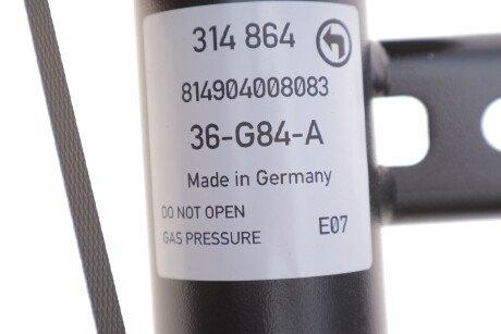 Передний амортизатор (стойка) sachs 314864