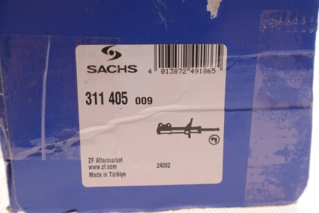 Передній амортизатор (стойка) sachs 311405
