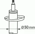 Передний амортизатор (стойка) sachs 312 267