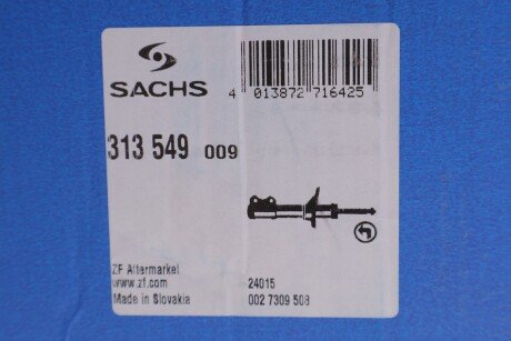 Передний амортизатор (стойка) sachs 313549