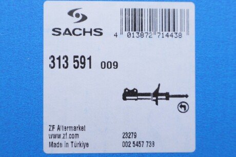 Передний амортизатор (стойка) sachs 313591