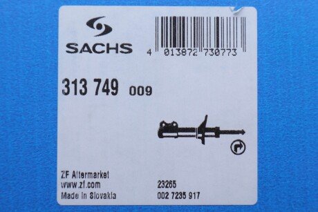 Передний амортизатор (стойка) sachs 313749