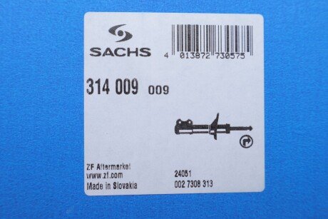 Передний амортизатор (стойка) sachs 314009