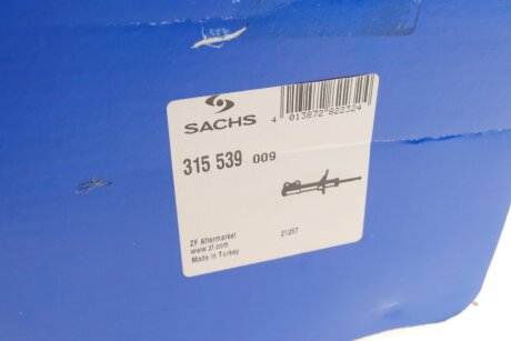Передний амортизатор (стойка) sachs 315539
