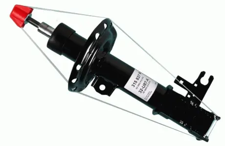 Передний амортизатор (стойка) sachs 315837 Опель Мерива б