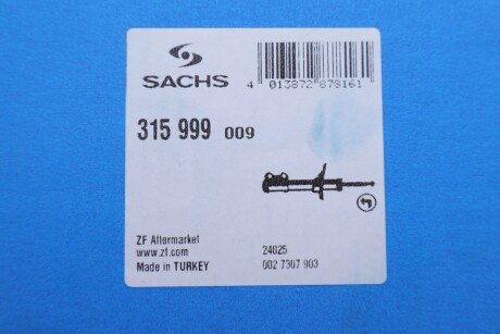 Передний амортизатор (стойка) sachs 315999