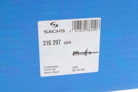 Передний амортизатор (стойка) sachs 316297