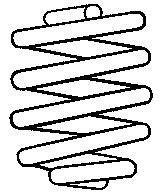 Пружина передня sachs 997 154