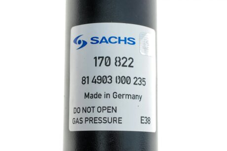 Задній амортизатор (стойка) sachs 170822