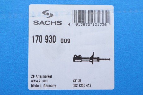 Задній амортизатор (стойка) sachs 170930
