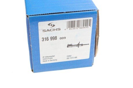 Задний амортизатор (стойка) sachs 316998