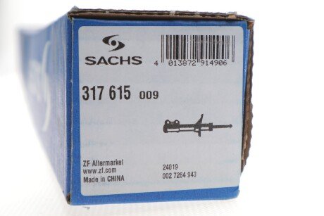 Задний амортизатор (стойка) sachs 317615