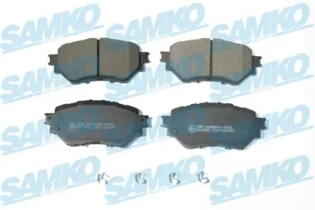 Комплект гальмівних накладок Samko 5SP2349
