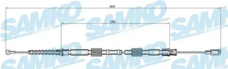Тросик сцепления samko C0049B Ауди