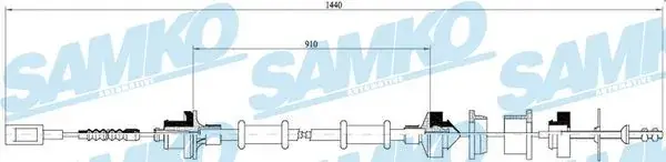 Тросик сцепления samko C0059C