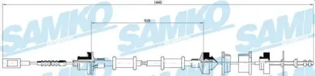 Тросик сцепления samko C0059C